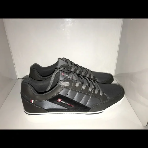 Alpine Swiss Shoes Alpine Swiss Stefan Mens Sneakers Suede